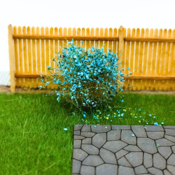 Low bushes - flowering - Blue 14pcs